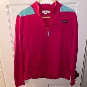 Dark pink and blue shep shirt!